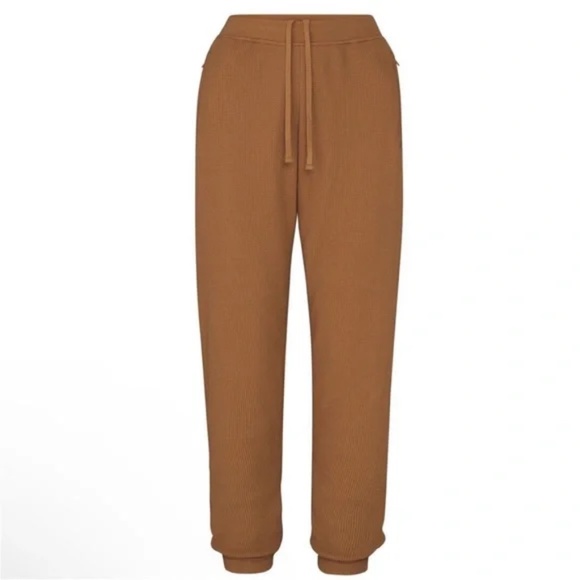 SKIMS Pants - Skim Loose Waffle Pants Camel Size Small
